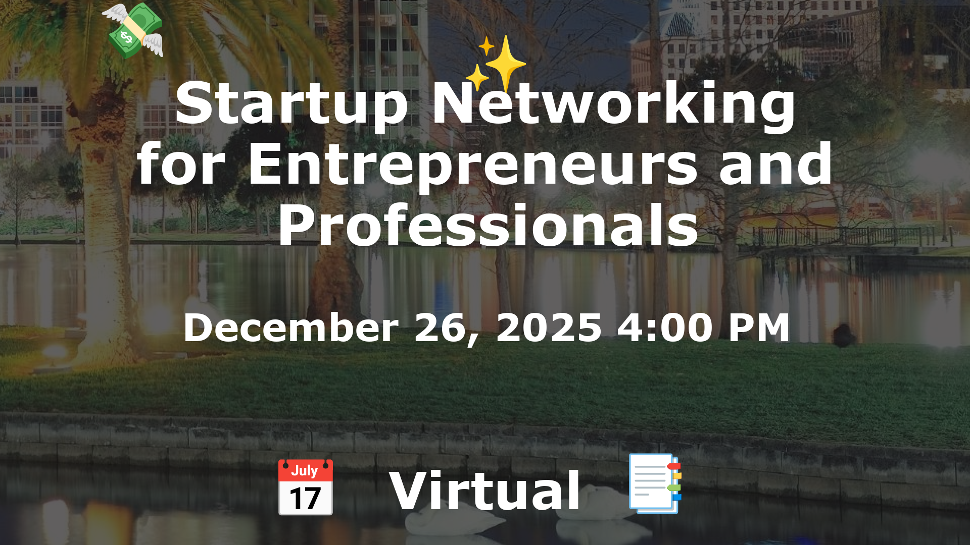Startup Networking for Entrepreneurs and Professionals event image